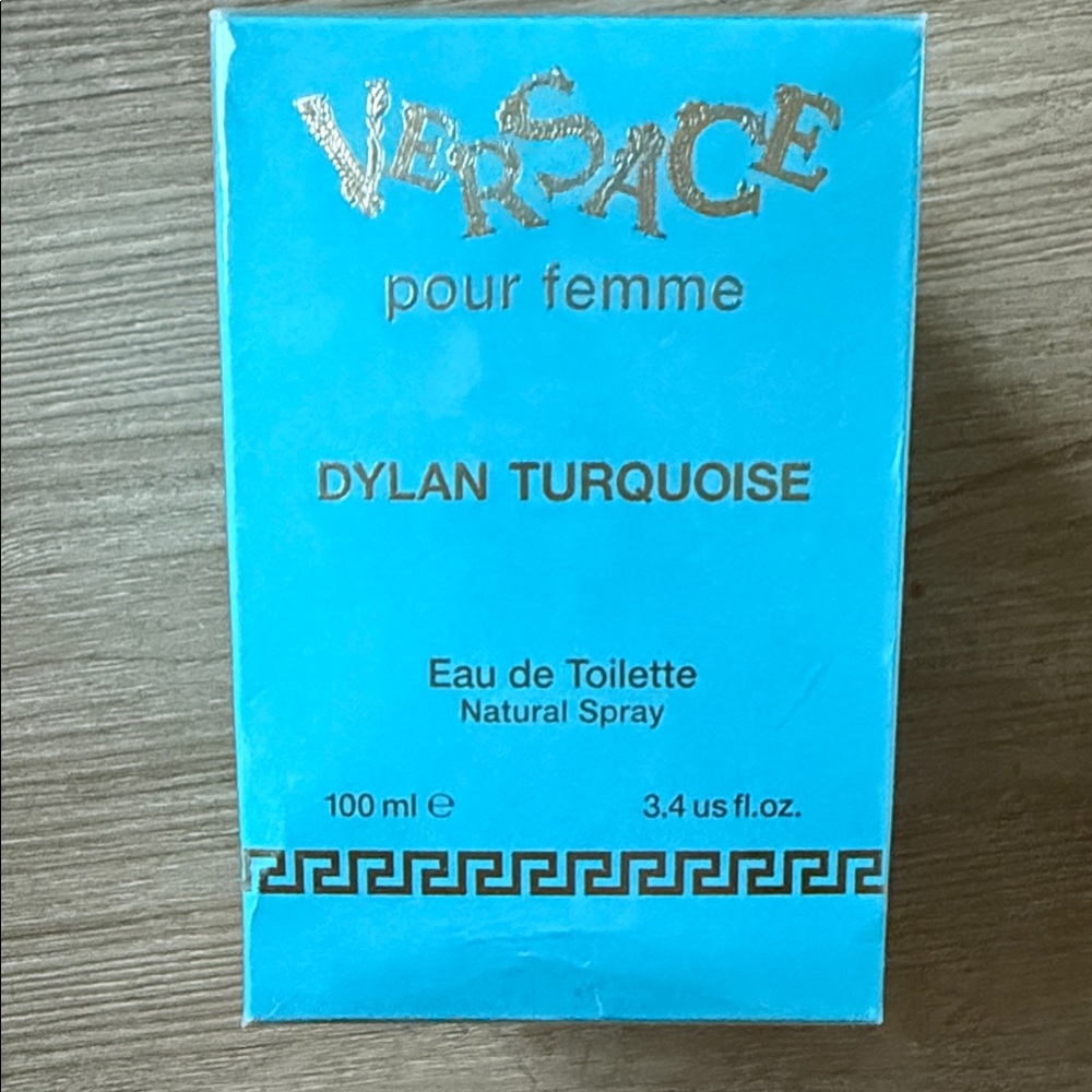 Versace Dylan Turquoise Eau de Toilette in Blue and Gold